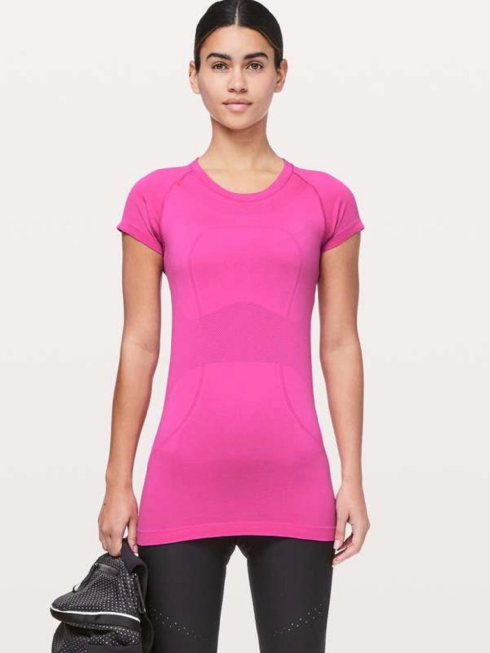 Lululemon Swiftly Tech Short Sleeve Crew Sonic Pink Sz 8
